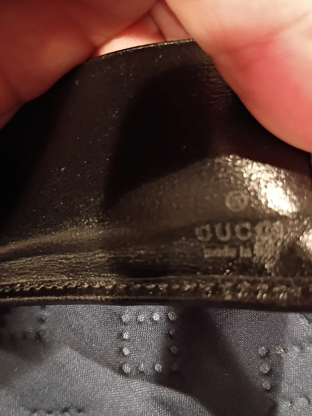 Gucci Black GG Logo Bifold Wallet